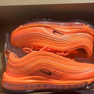 neon orange nike air max 97